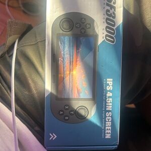 Portable Handheld Gaming Console - Black - Unknown Brand